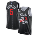Immanuel Quickley Toronto Raptors Unisex 2025/26 Jersey - Black - City Edition
