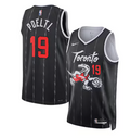 Jakob Poeltl Toronto Raptors Unisex 2025/26 Jersey - Black - City Edition