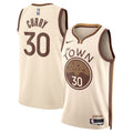 Stephen Curry Golden State Warriors Unisex 2025/26 Jersey - Tan - City Edition