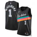 Victor Wembanyama San Antonio Spurs Unisex 2025/26 Jersey - Black - City Edition