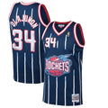 Hakeem Olajuwon Houston Rockets 1996/97 Hardwood Classics Jersey - Navy