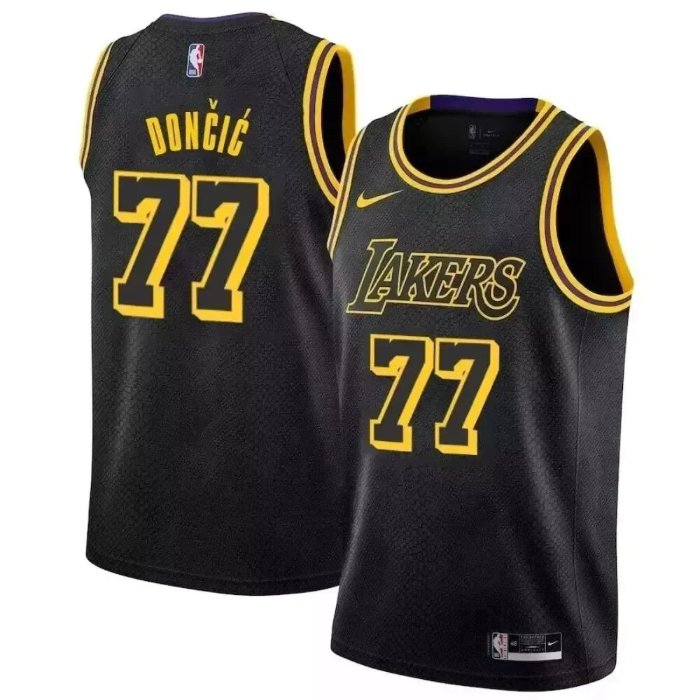 Luka Don?i? Los Angeles Lakers Unisex Jersey - Mamba Edition - Black