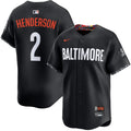 Gunnar Henderson Baltimore Orioles City Connect Jersey - Black