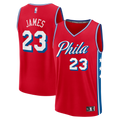 LeBron James Philadelphia 76ers Unisex Jersey - Statement Edition - Red