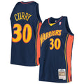Stephen Curry Golden State Warriors - Mitchell & Ness Hardwood Classics Jersey - Navy