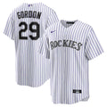 Tanner Gordon Colorado Rockies Home Jersey - White