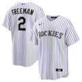 Tyler Freeman Colorado Rockies Home Jersey - White