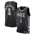 Victor Wembanyama San Antonio Spurs Unisex Jersey - Statement Edition - Black
