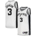 Keldon Johnson San Antonio Spurs Unisex Swingman Jersey - Association Edition - White