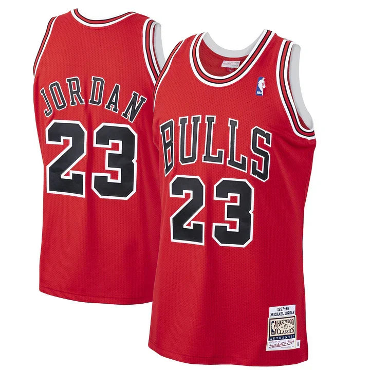 Michael Jordan Chicago Bulls 1997/98 Hardwood Classics Jersey - Red
